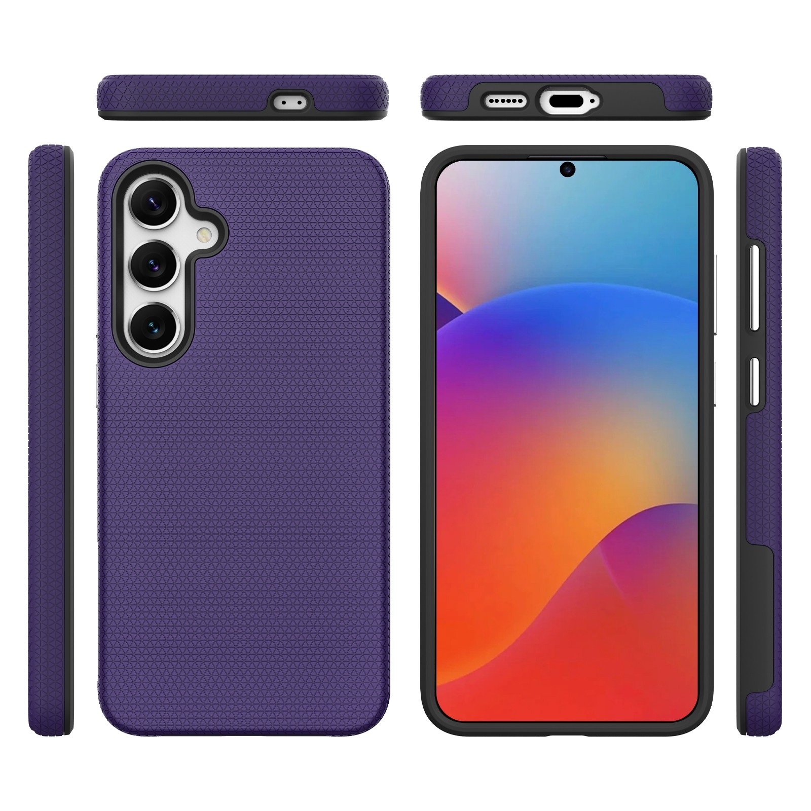 4778008137856-1 Violetinis dėklas telefonui Samsung A366 A36 5G "Perfectionists Triangle" - Image 1