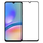 5D Full Glue juodas apsauginis ekrano stikliukas Samsung A165 A16 4G ir A166 A16 5G telefonams