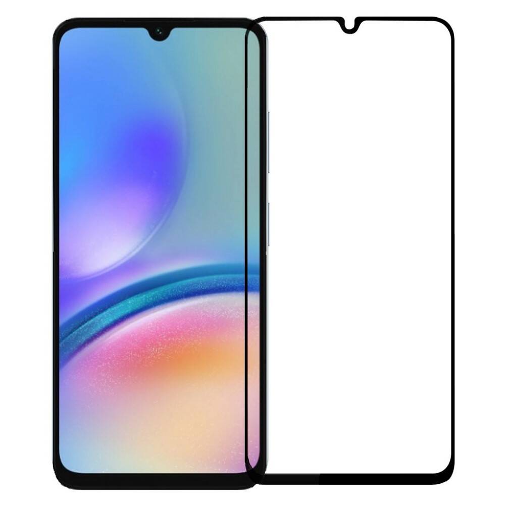 5D Full Glue juodas apsauginis ekrano stikliukas Samsung A165 A16 4G / A166 A16 5G 5D Full Glue juodas apsauginis ekrano stikliukas Samsung A165 A16 4G ir A166 A16 5G telefonams