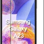 5D Full Glue juodas apsauginis ekrano stikliukas Samsung A235 A23 4G / A236 A23 5G skaidrus stikliukas telefono ekranui