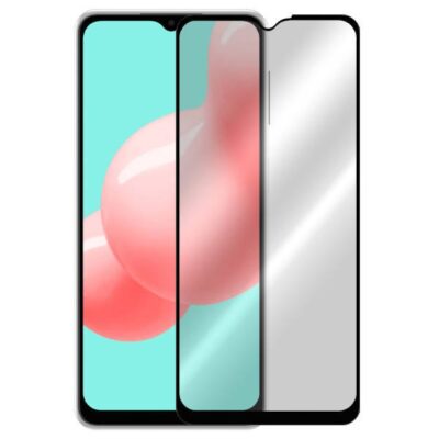 5D Full Glue juodas apsauginis ekrano stikliukas skirtas Samsung Galaxy A325 A32 4G ir A326 A32 5G