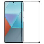 Juodas 5D Full Glue apsauginis ekrano stikliukas Xiaomi Redmi Note 13 Pro 5G ir Poco X6 5G telefonams