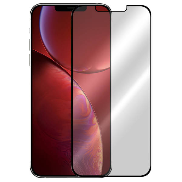 5D juodas apsauginis ekrano stikliukas Apple iPhone 13 mini 5D juodas apsauginis ekrano stikliukas Apple iPhone 13 mini ant telefono