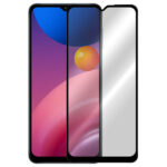 5D juodas apsauginis ekrano stikliukas Samsung Galaxy A135 A13 telefone