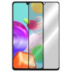 5D juodas apsauginis ekrano stikliukas Samsung Galaxy A41 A415 priekinė ir galinė pusė