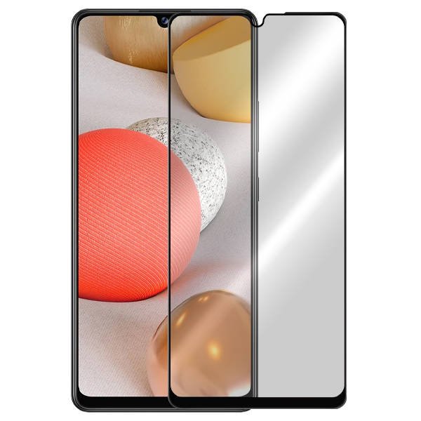 5D juodas apsauginis ekrano stikliukas Samsung Galaxy A426 A42 5G 5D juodas apsauginis ekrano stikliukas Samsung Galaxy A426 A42 5G priekinė ekrano pusė ir stikliukas