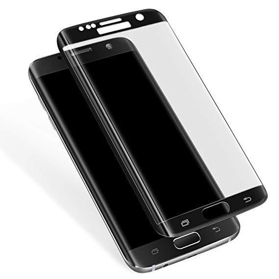5D juodas apsauginis ekrano stikliukas Samsung Galaxy G935 S7 Edge 5D juodas apsauginis ekrano stikliukas Samsung Galaxy G935 S7 Edge rodytas ant telefono ekrano