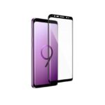 5d juodas apsauginis ekrano stikliukas Samsung Galaxy G960 S9 su ploksciais ir juodos spalvos kraštais