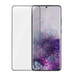 Juodas 5D apsauginis ekrano stikliukas Samsung Galaxy G986 S20 Plus be ispjovimo