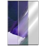 5D juodas apsauginis ekrano stikliukas Samsung Galaxy Note 20 Ultra su juodu kraštu