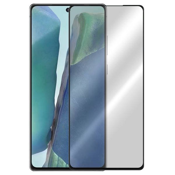 5D juodas apsauginis ekrano stikliukas Samsung Galaxy Note 20 Juodas 5D apsauginis ekrano stikliukas Samsung Galaxy Note 20 su plonu rėmeliu ir apsauga visam ekranui