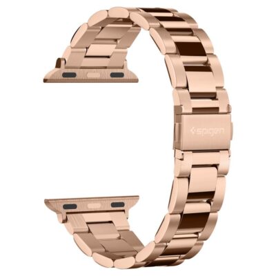 Rausva metalinė apyrankė Apple Watch 38 40 41 mm Spigen Modern Fit