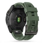 Žalia Army apyrankė Garmin Fenix 3 5x 3hr 5x plus 6x 6x pro 7x Tech-Protect Iconband minkšta ir tvirta silikoninė apyrankė