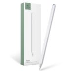 Baltas pieštukas Tech-Protect Digital Stylus Pen 2 su dėklu