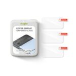 Apsauginis stikliukas Samsung Galaxy Z Flip 4 Ringke ID 3 vienetai pakuotėje