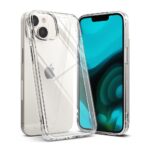 Skaidrus dėklas Apple Iphone 14 Plus 15 Plus Ringke Fusion aplink telefoną su matomu ekranu ir kamera