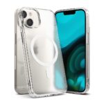 Skaidrus matinis deklas Apple Iphone 14 Plus 15 Plus Ringke Fusion Magnetic Magsafe su magnetiniu apskritimu