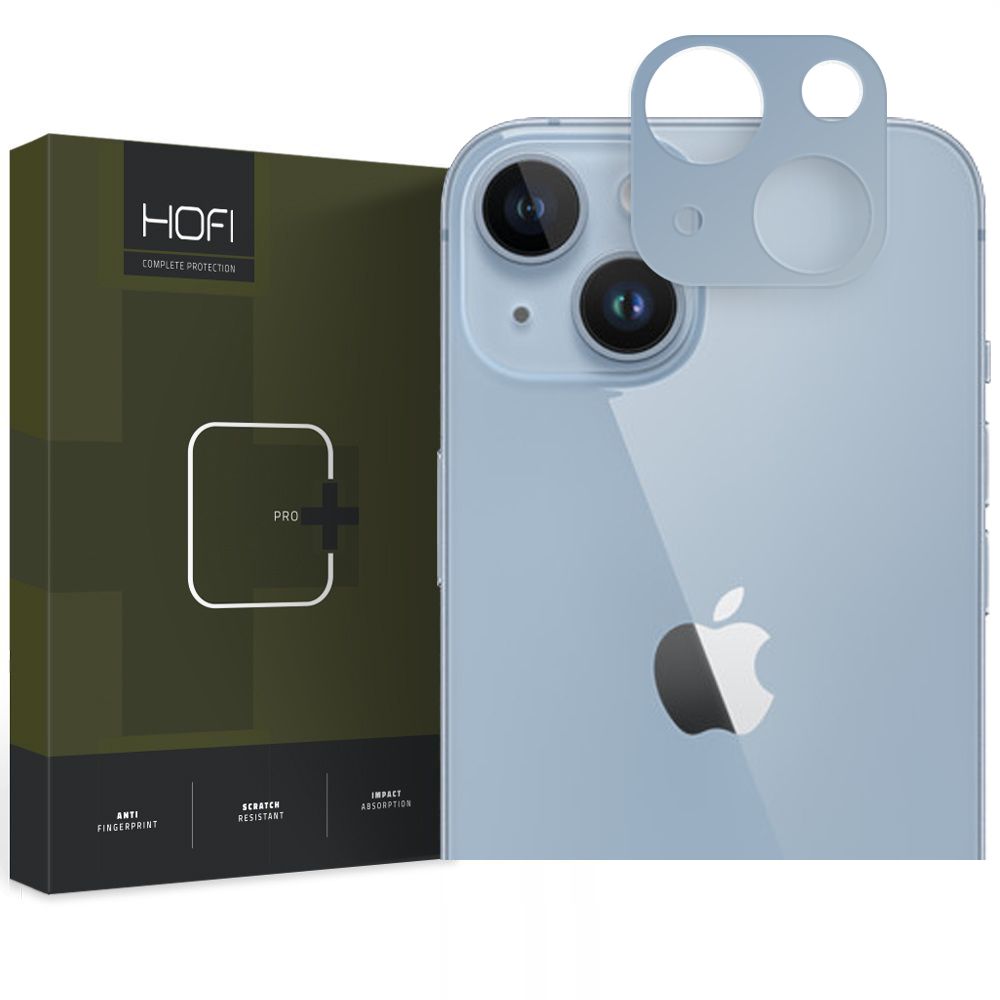Mėlynas apsauginis kameros stikliukas Apple Iphone Hofi Alucam Pro Mėlynas apsauginis kameros stikliukas Apple Iphone 14 14 Plus 15 15 Plus Hofi Alucam Pro plokščias ir skaidrus