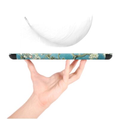 Sakurų dėklas Kindle 11 2022 Tech-Protect Smartcase plonas ir lengvas su gėlių raštu