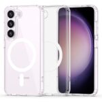 Skaidrus deklas Samsung Galaxy S23 Tech-Protect FlexAir Hybrid Magsafe aplink telefoną