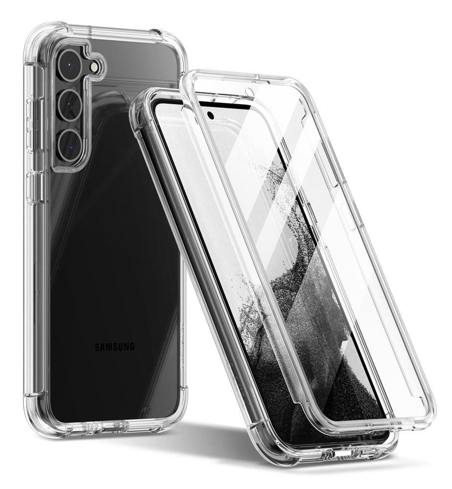 Skaidrus dėklas Samsung Galaxy S23 Plus Tech-Protect Kevlar Skaidrus dėklas Samsung Galaxy S23 Plus Tech-Protect Kevlar su aiškia apsauga ir kamerų anga