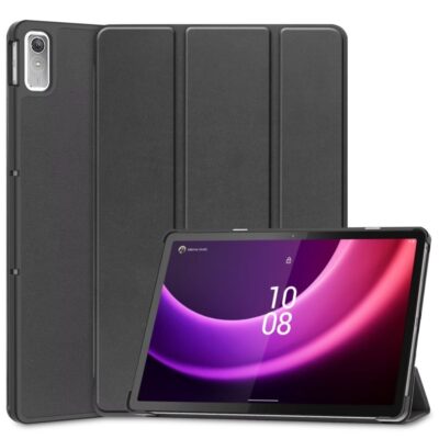 Juodas dėklas Lenovo Tab P11 11.5 2ND Gen TB-350 Tech-Protect Smartcase su tabletės ekranu stovėjimo režime