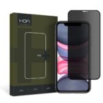 Juodas apsauginis ekrano stikliukas Apple Iphone 11 XR Hofi Anti Spy Glass Pro+