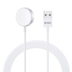 Baltas belaidis pakrovėjas TECH-PROTECT ULTRABOOST MAGNETIC CHARGING CABLE 120CM Apple Watch su USB jungtimi