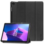 Juodas dėklas Lenovo Tab M10 10.1 3RD Gen TB328 Tech-Protect Smartcase tabletui su matiniu paviršiumi