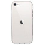 Skaidrus dėklas Tactical TPU telefonui Apple iPhone 7 / 8 / SE 2020 / SE 2022 ant baltos spalvos iPhone telefono