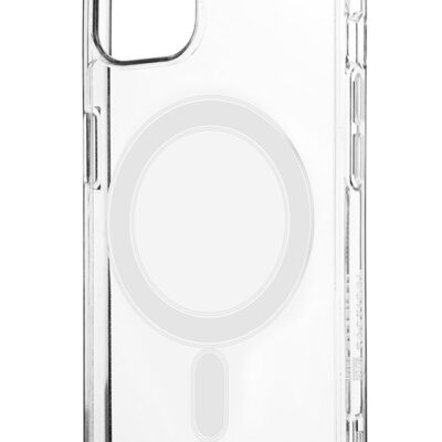 Skaidrus dėklas Tactical MagForce telefonui Apple iPhone 13, matomas iš priekio ir šono