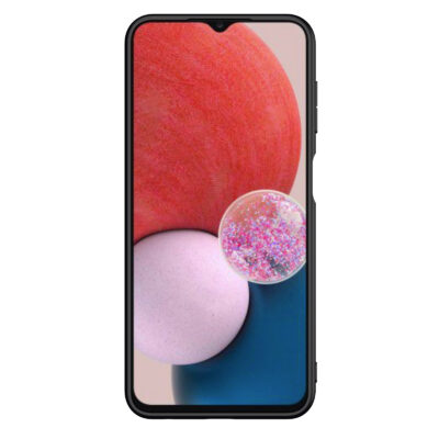 Juodas dėklas Nillkin Textured PRO Hard telefonui Samsung Galaxy A13 4G su matiniu paviršiumi