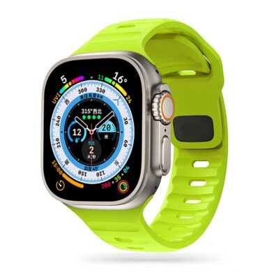 lime apyranke apple watch su ryksciai zalios spalvos dirzeliu