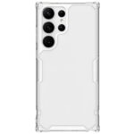 Skaidrus dėklas Nillkin Nature TPU PRO telefonui Samsung Galaxy S23 Ultra priekinė ir galinė pusė su kamera