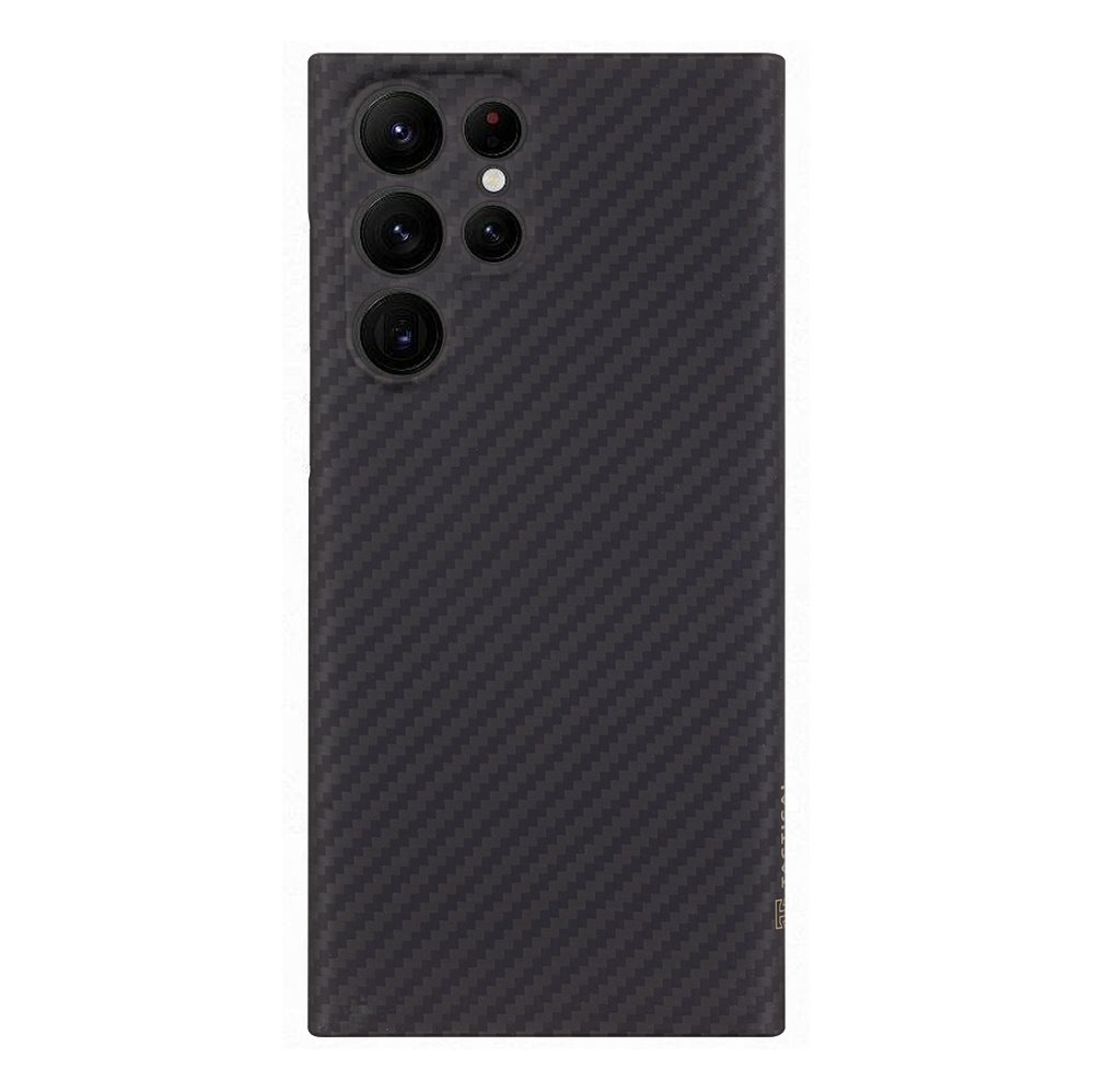Juodas dėklas Tactical MagForce Aramid telefonui Samsung Galaxy S22 Ultra Juodas dėklas Tactical MagForce Aramid telefonui Samsung Galaxy S22 Ultra su anglies pluošto raštu