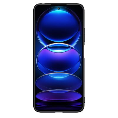 Juodas dėklas Nillkin Textured PRO Hard telefonui Xiaomi Redmi Note 12 Pro 5G su matiniu paviršiumi ir tekstūra
