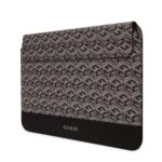 Juodos spalvos kompiuterio krepšys Guess PU G Cube Computer Sleeve 13 14 su raštu