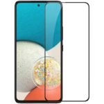 Juodas apsauginis grūdintas stiklas Nillkin Tempered Glass 2.5D CP+ PRO telefonui Samsung Galaxy A53 5G priekinėje ekrano dalyje