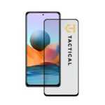 Juodas apsauginis ekrano stikliukas Xiaomi Redmi Note 10 Pro Tactical Glass Shield 5D priekinėje telefono pusėje