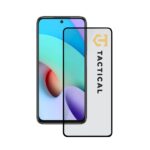 Juodas apsauginis ekrano stikliukas Xiaomi Redmi 10 2022 Tactical Glass Shield 5D priekinio telefono ekrano