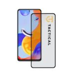 Juodas apsauginis ekrano stikliukas Xiaomi Redmi Note 11 Pro 5G Tactical Glass Shield 5D su matinė juoda rėmeliu
