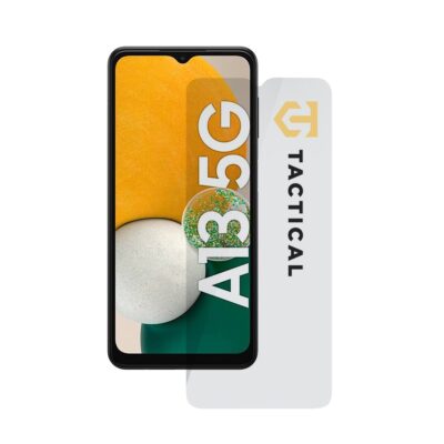 Skaidrus apsauginis stiklas telefonui Samsung Galaxy A13 5G Tactical Glass Shield 2.5D matomas ant telefono ekrano