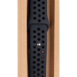 Juoda apyrankė Apple Watch Tactical 161 Double Silicone Band perforuotu dizainu