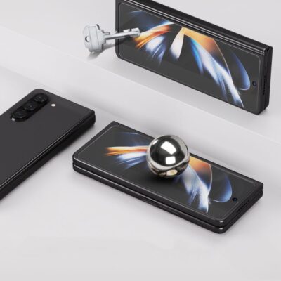 skaidrus apsauginis stikliukas samsung galaxy z fold 5 whitestone dome ant sulenkiamo telefono ekrano