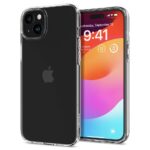Skaidrus dėklas Apple Iphone 15 Plus Spigen Liquid Crystal apsaugo telefoną matomas su aiškiu permatomu dizainu