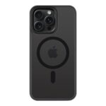 Juodas Asphalt dėklas Apple Iphone 15 Pro Max Tactical MagForce Hyperstealth su MagSafe ženklais