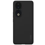 Juodas plastikinis deklas Honor 90 5G su teksturuota pavirsia ir apsauga kameros srityje