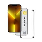 Apsauginis ekrano stikliukas Apple iPhone 13 Pro Max ir 14 Plus Tactical Glass Impact Armour aiškus su juodu rėmeliu