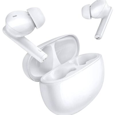 Baltos belaidės ausinės Honor Choice Earbuds X5 su įkrovimo dėklu