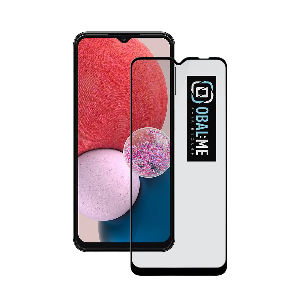 Juodas apsauginis ekrano stikliukas Samsung Galaxy A13 4G Juodas apsauginis ekrano stikliukas Samsung Galaxy A13 4G su pakraščiais ir apsauga